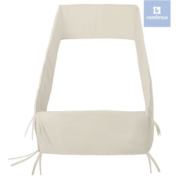 Cambrass Protetor Cama de Grades Liso e 360x30 cm Beje