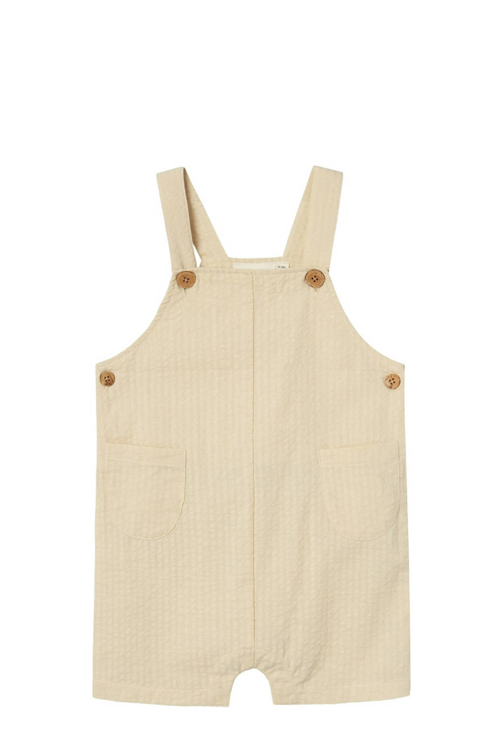 LIL' ATELIER baby regular fit tuinbroek NBMHOMAN zand