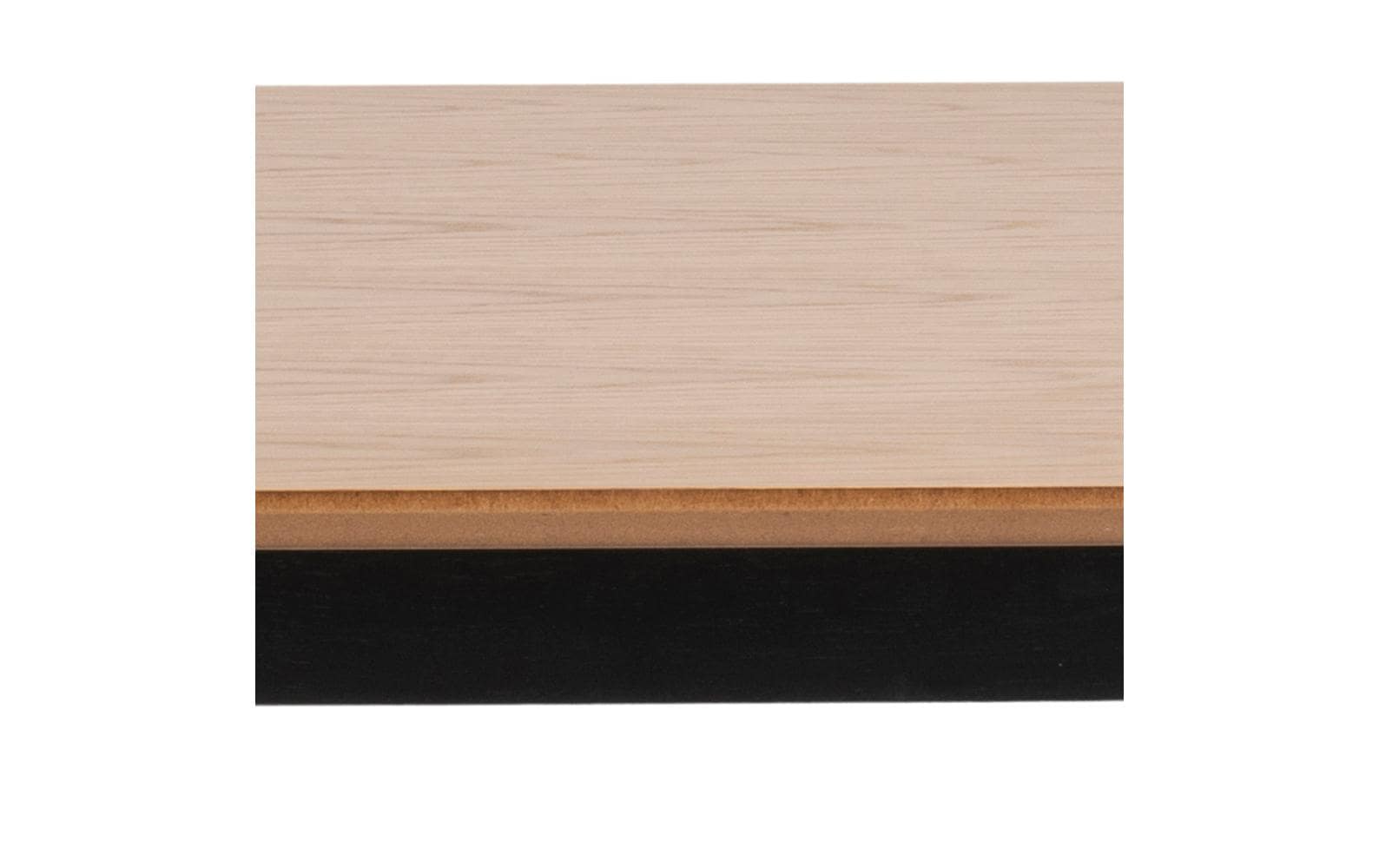 Tisch Roxby 120 x 80 x 76 cm, Nature/Schwarz<br>Esstisch