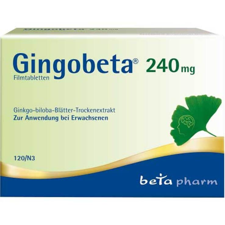 Gingobeta 240 mg Filmtabletten, 120 St