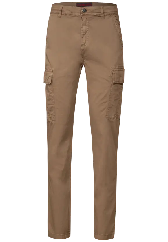 Regular Fit Cargohose - cappuccino beige