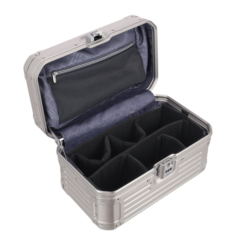 Travelite Beautycase Next Aluminium Silver