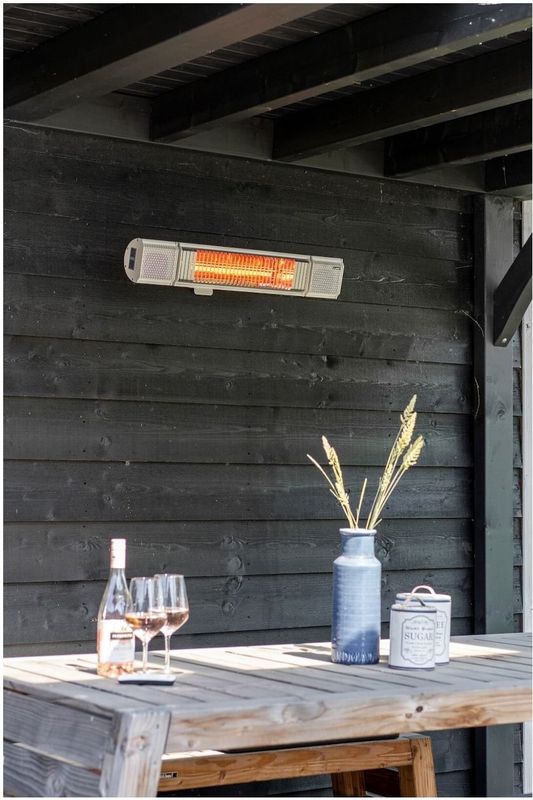 Eurom - Heat and Beat - Terrasverwarmer - Wit - 2000 Watt