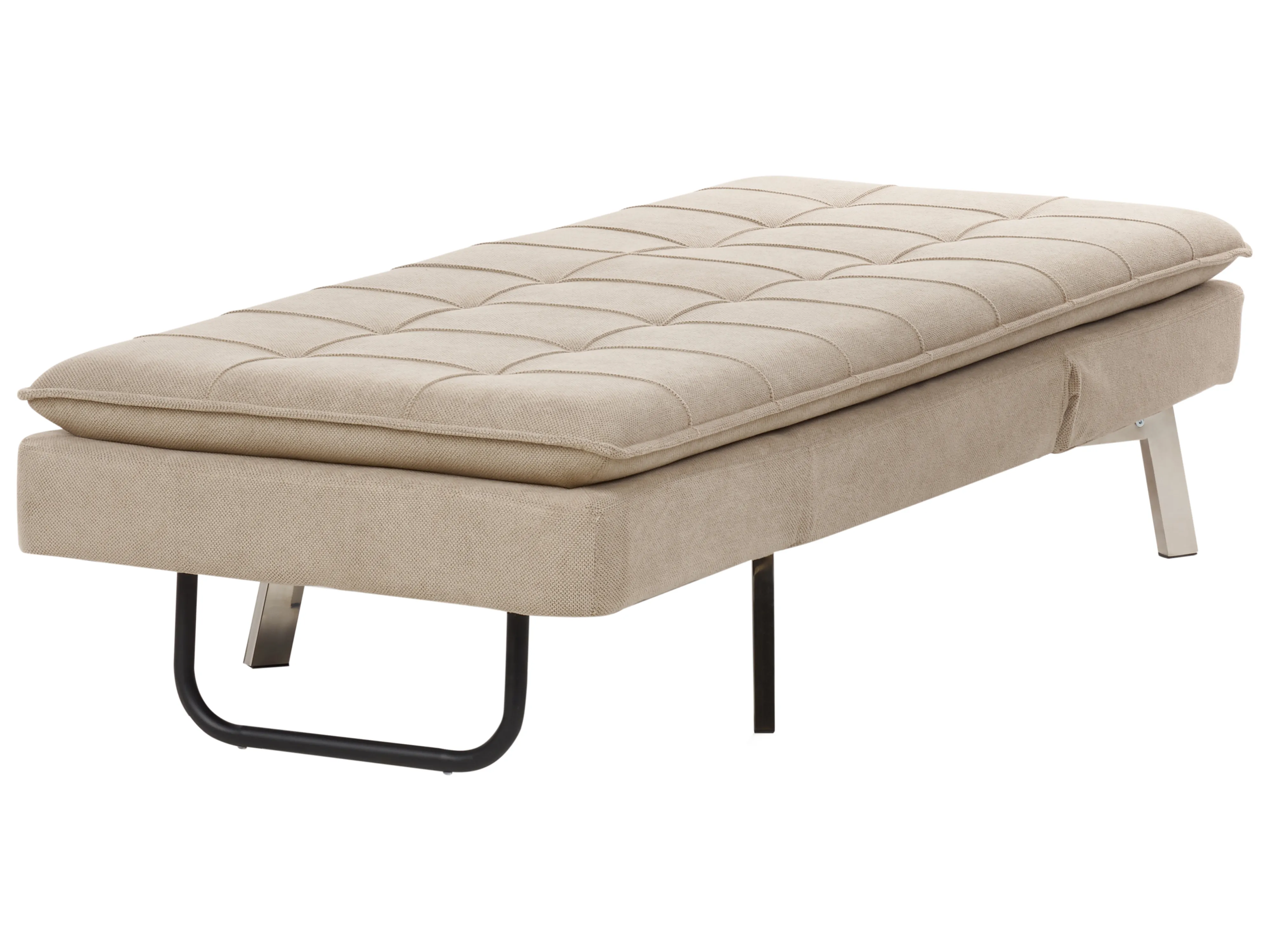 Chaise longue LOIRET Stof Beige