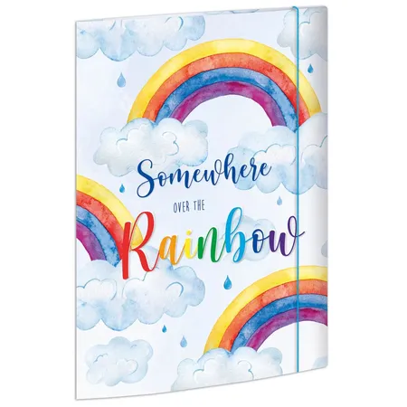 RNK Verlag Sammelmappe aus stabilem Karton, “Over the Rainbow” für DIN A4