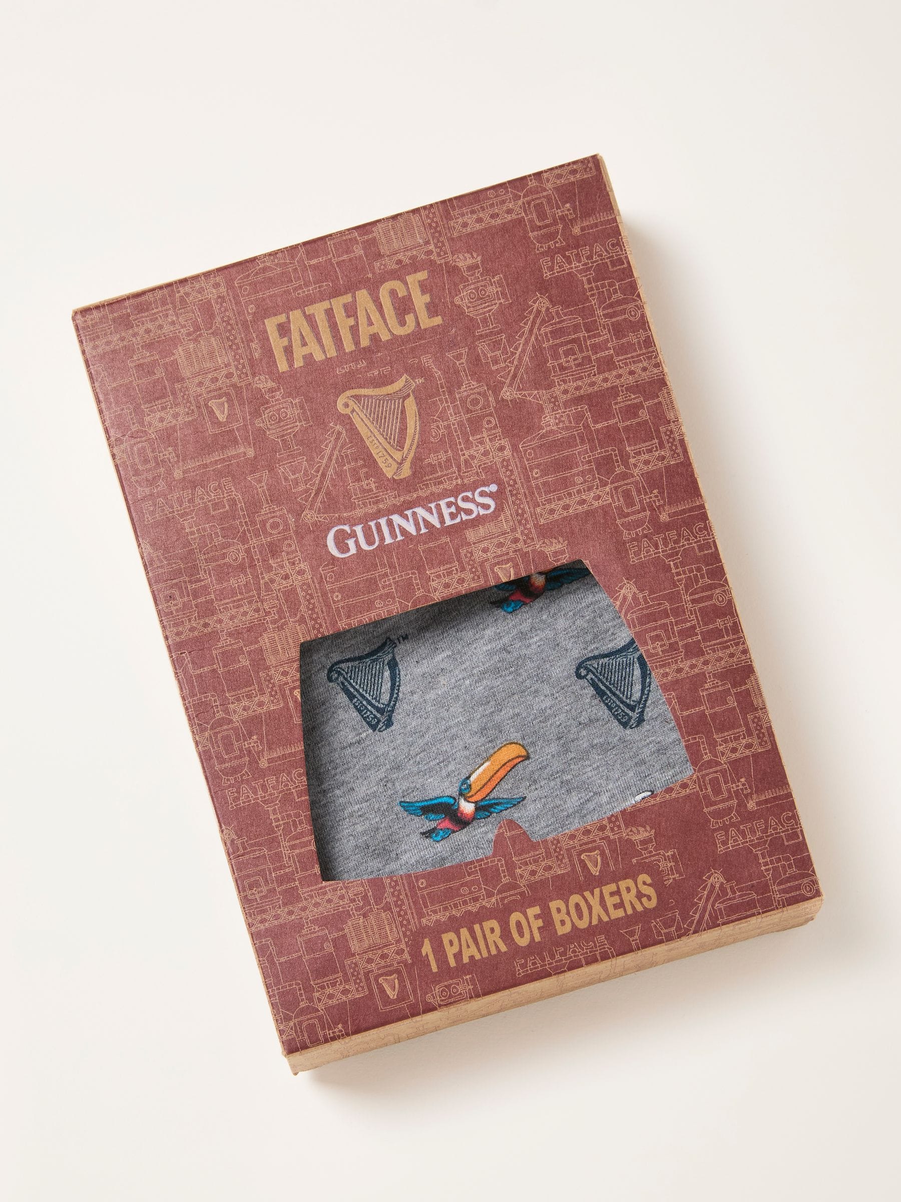 FatFace Guinness Boxers in a Gift Box