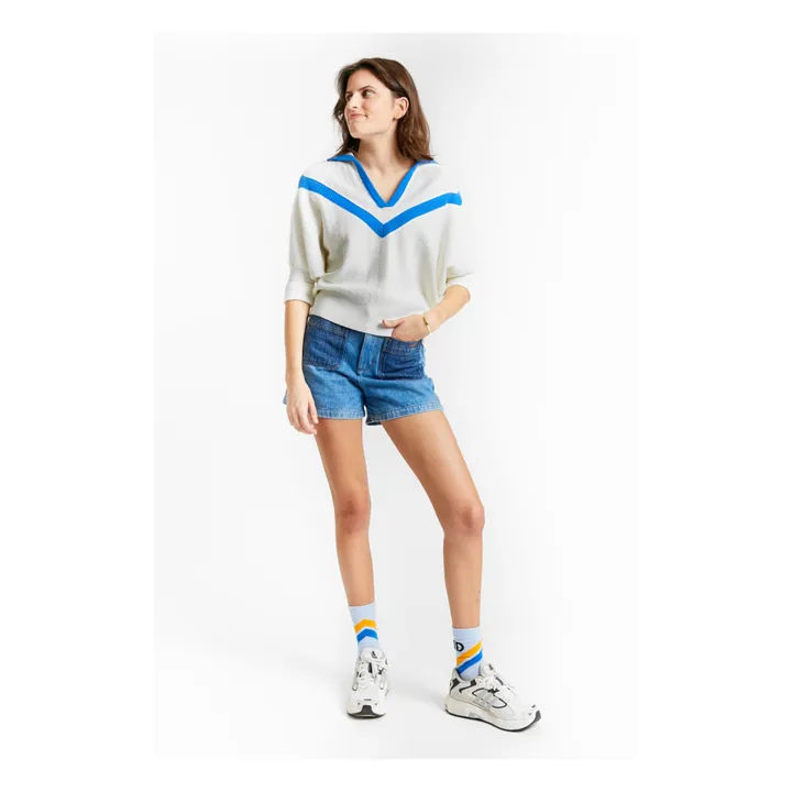 Indee Pull Panama | Blanc