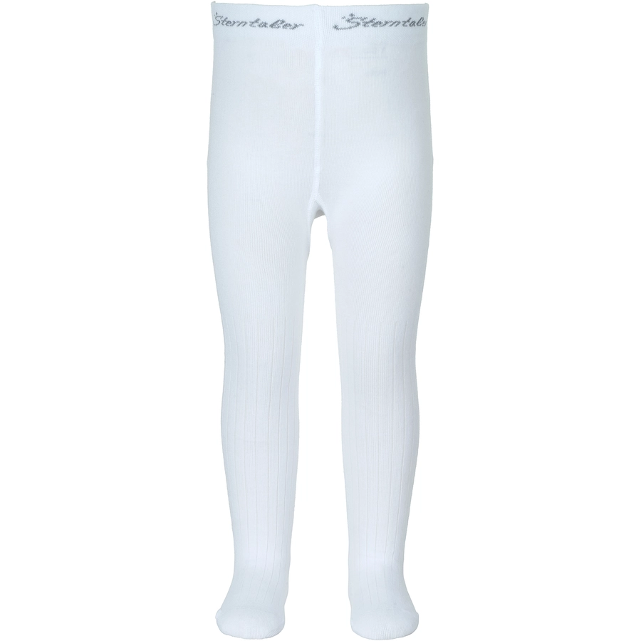 Sterntaler Strumpfhose Rippe weiß