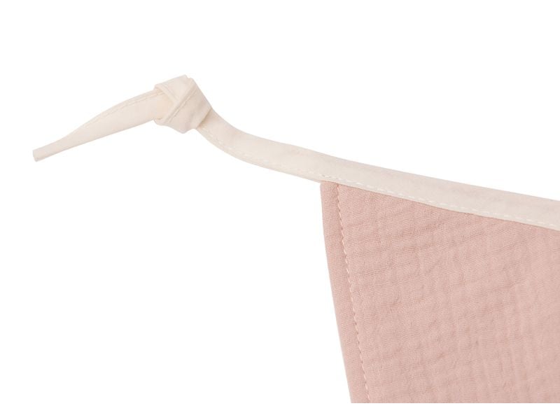 Jollein Girlande Rose/Ivory 200 x 17 cm Stoffgirlande für Partys oder Kinderzimmer