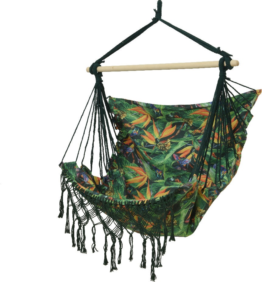 Outdoor Living by Decoris hangstoel groen