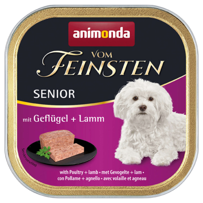 animonda Vom Feinsten SENIOR mit Geflügel & Lamm 22x150g