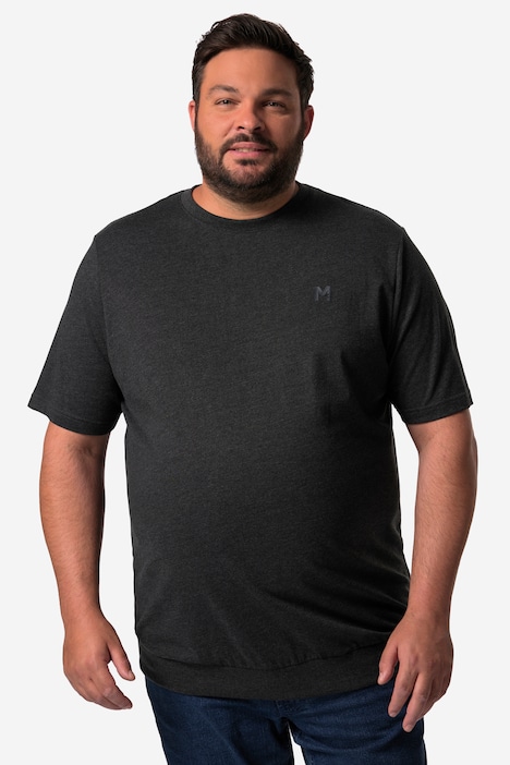 Men+ T-Shirts, 2er-Pack, Bauchfit, Basic, Halbarm, bis 8 XL