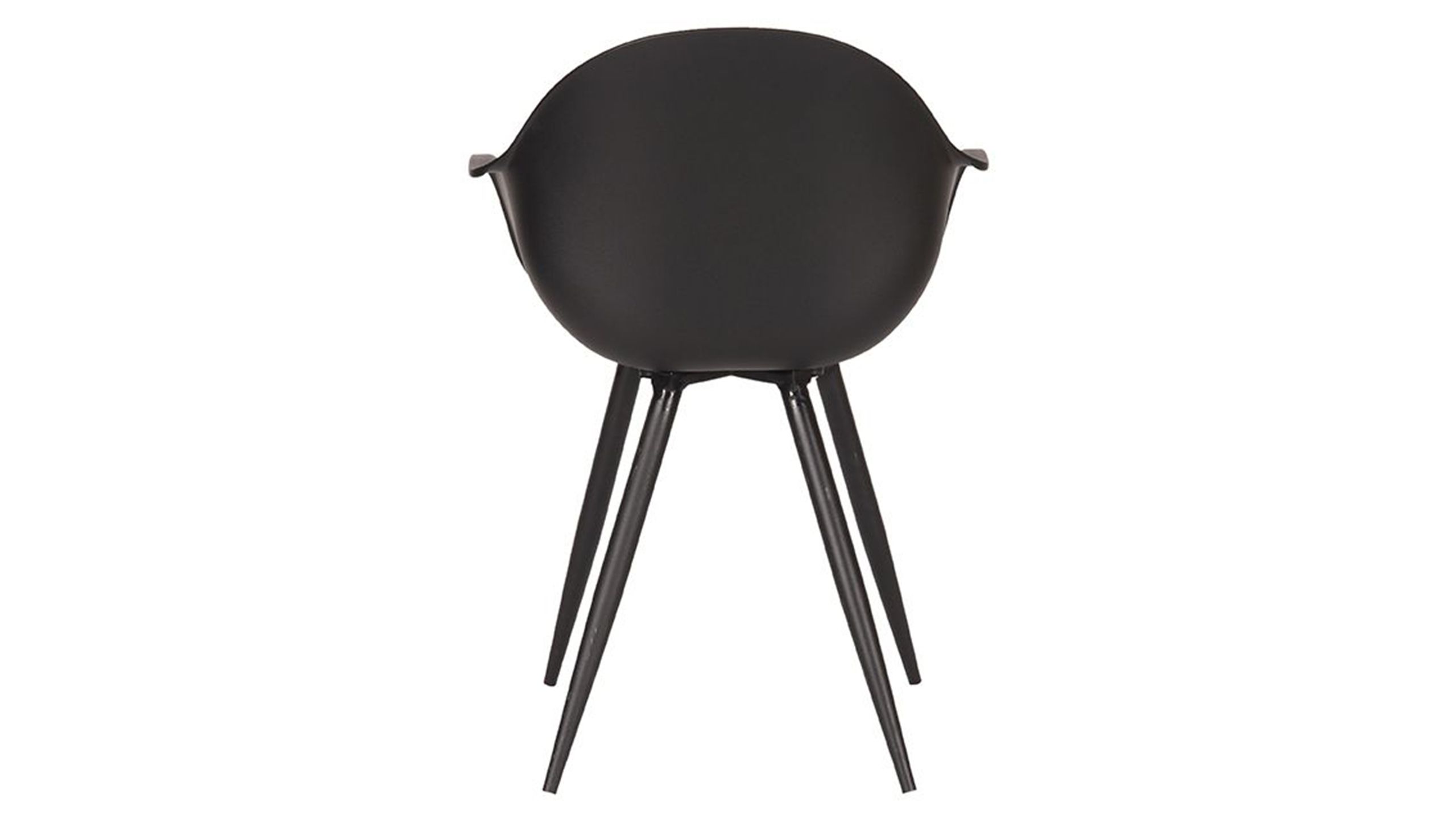 Eetkamerstoel Zwart FF-45.006 Luca B58 x D54 x H85 cm