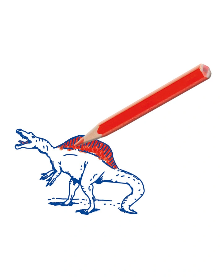 Stempelset DINOS in bunt