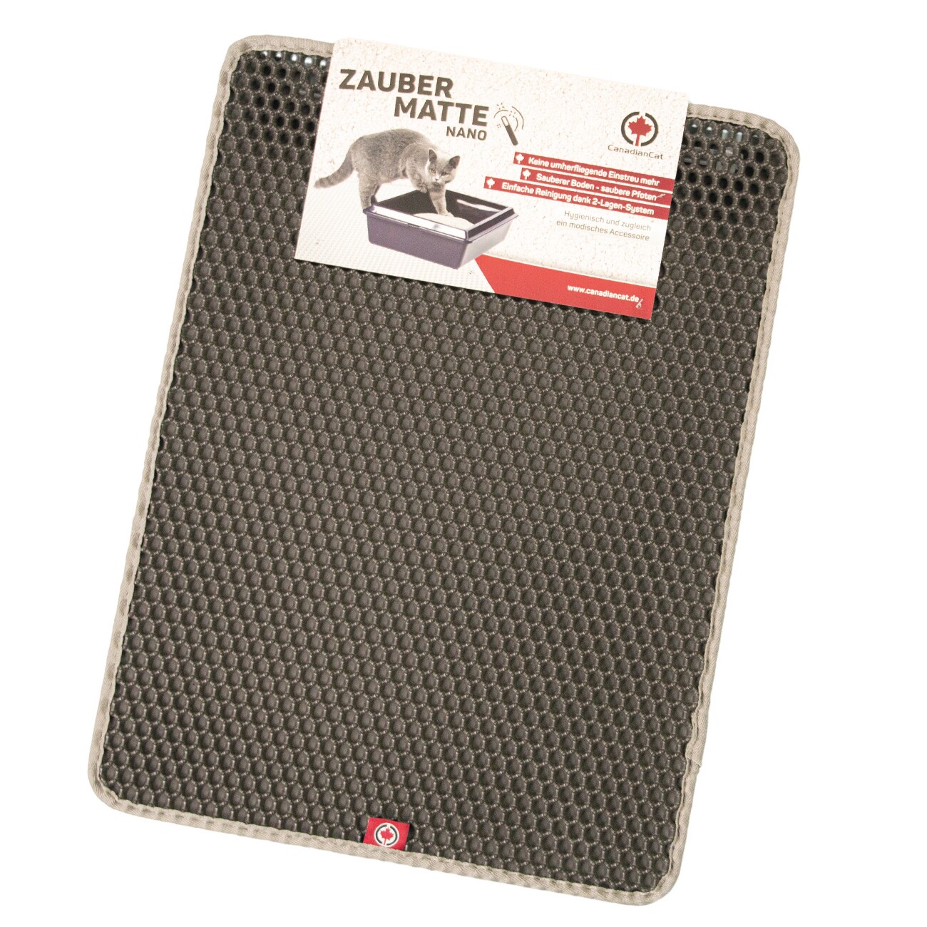 Canadian Cat Company Toilettenvorleger Zaubermatte Small anthrazit