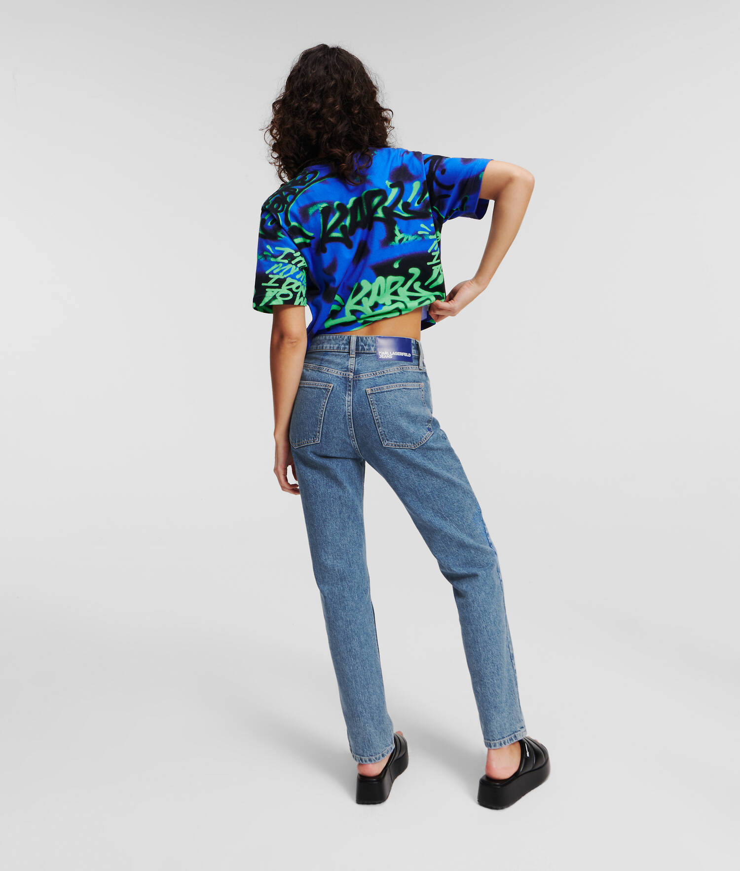 JEAN TAILLE HAUTE FUSELÉ KLJ