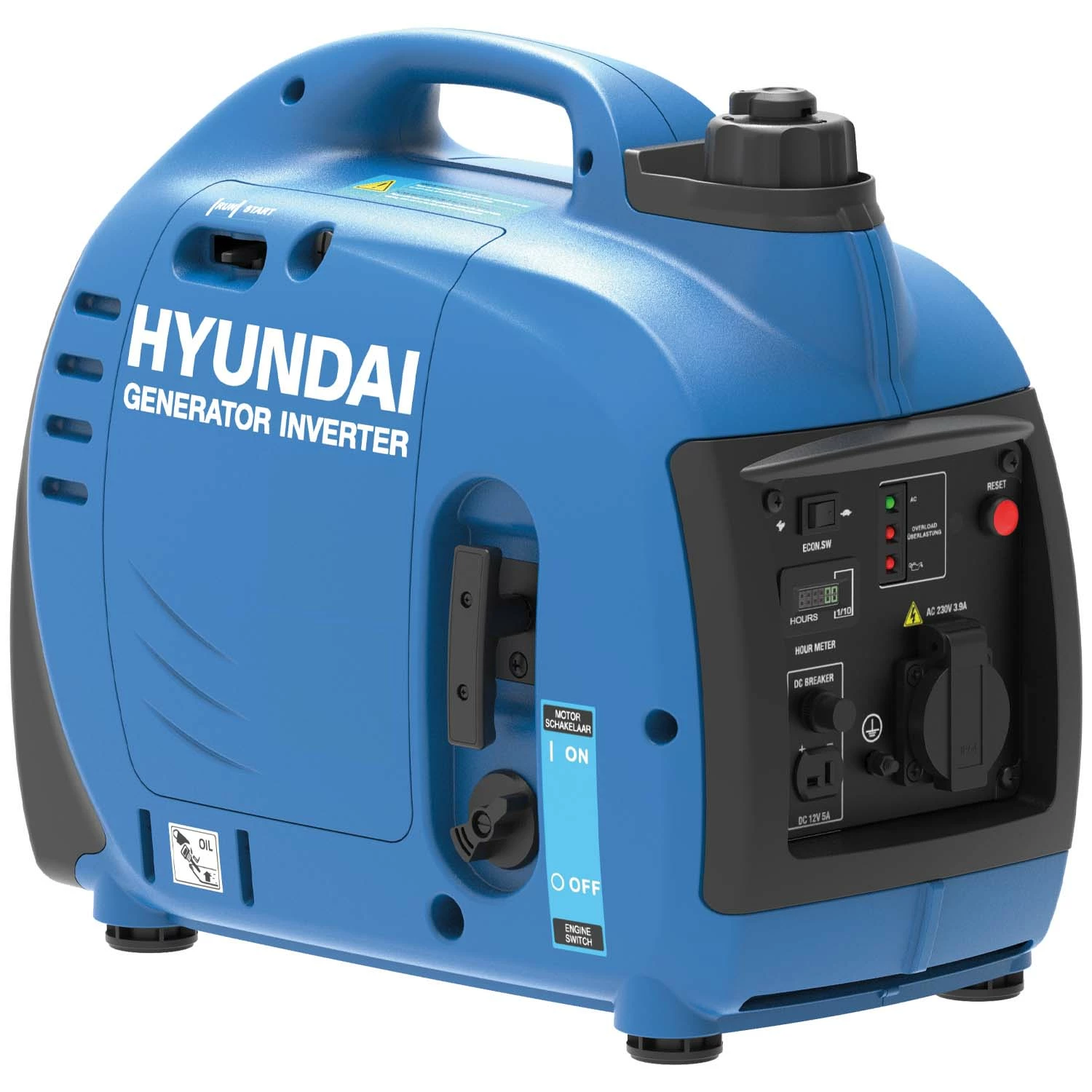 Hyundai 55010 Benzine generator / inverter aggregaat - 1000W - 55010