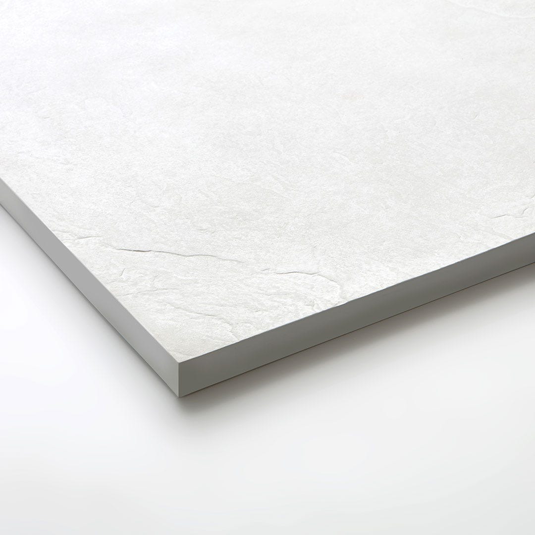 Douchebak 120x70 in steenlook van witte kunsthars | Muse