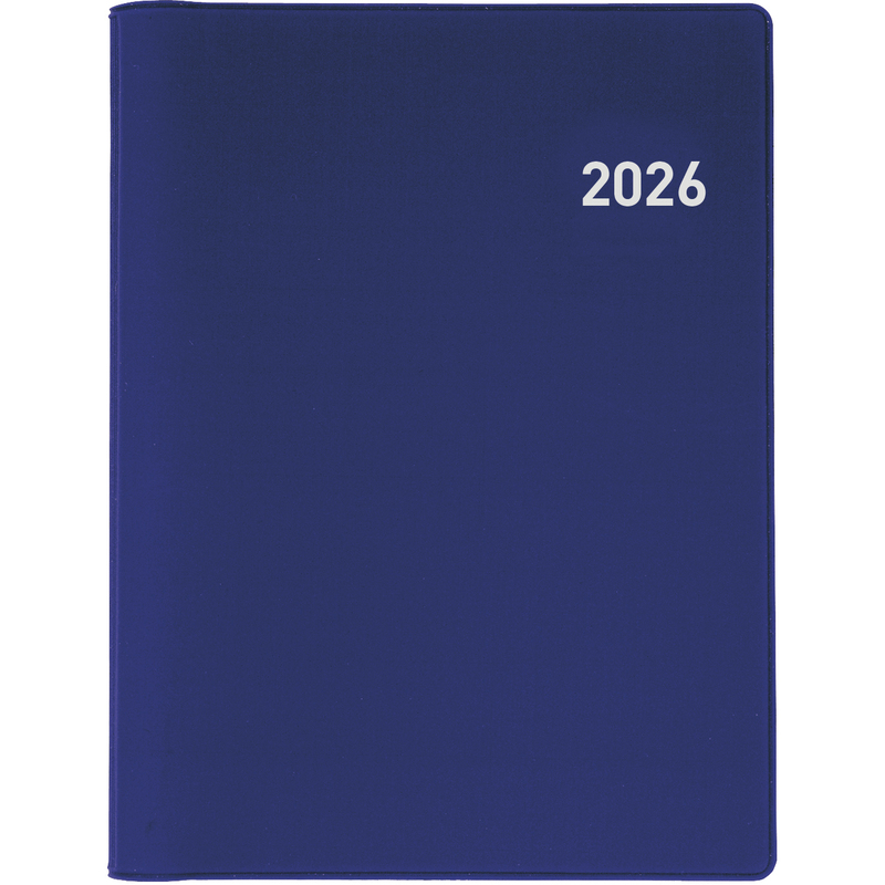Biella Agenda 2026 Memento, 1 Woche / 2 Seiten, blau