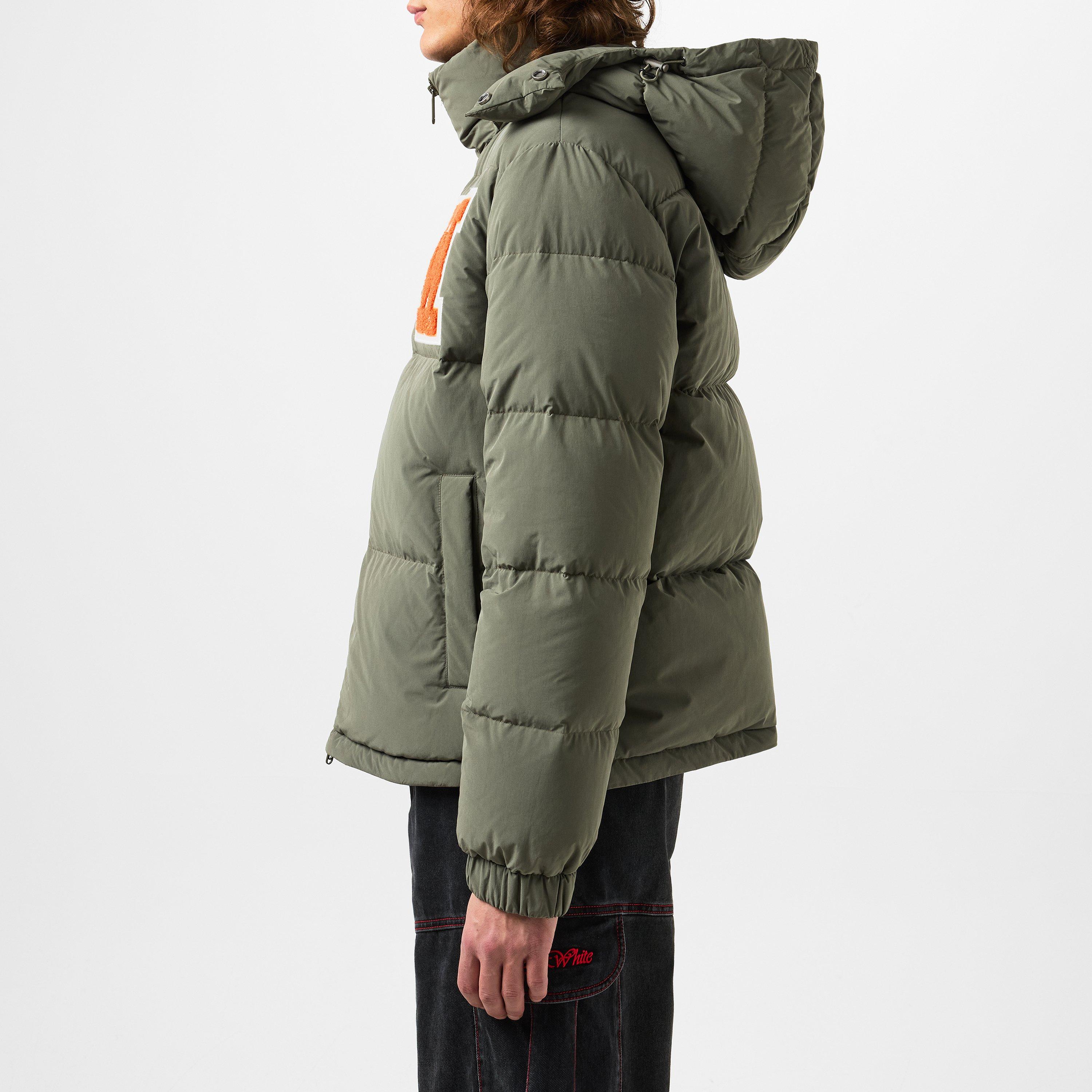 Off White Patch Puffer Jacket