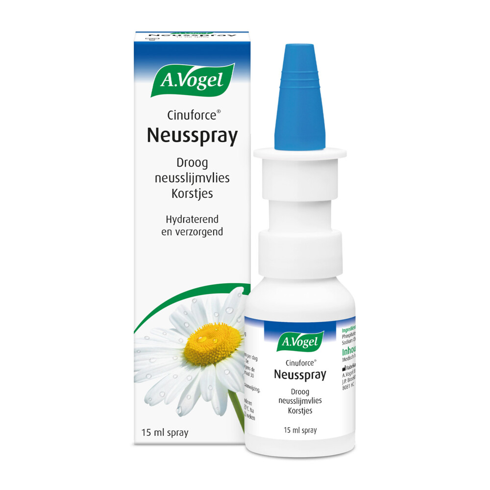A.Vogel Cinuforce Neusspray Droog Neusslijmvlies Korstjes15 ml
