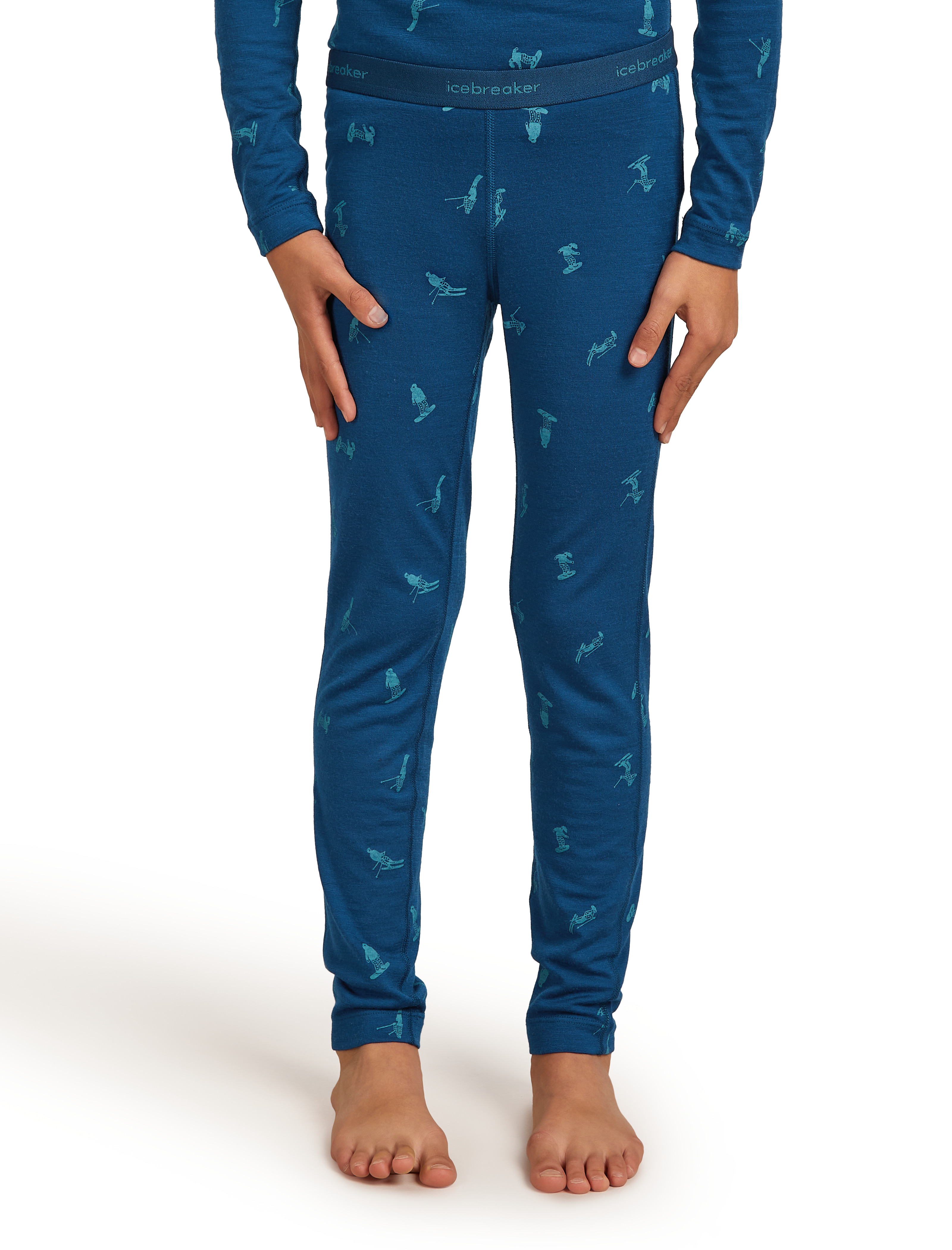 Kids Merino 200 Oasis LS Crewe Snow Day