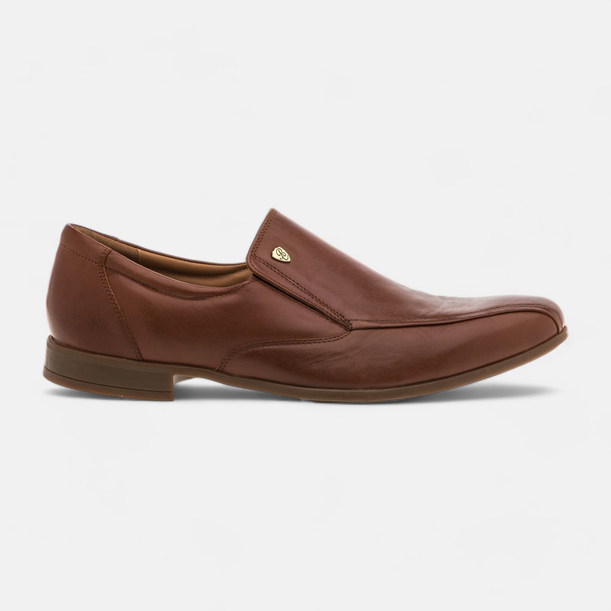Mocassins Homme en cuir cognac