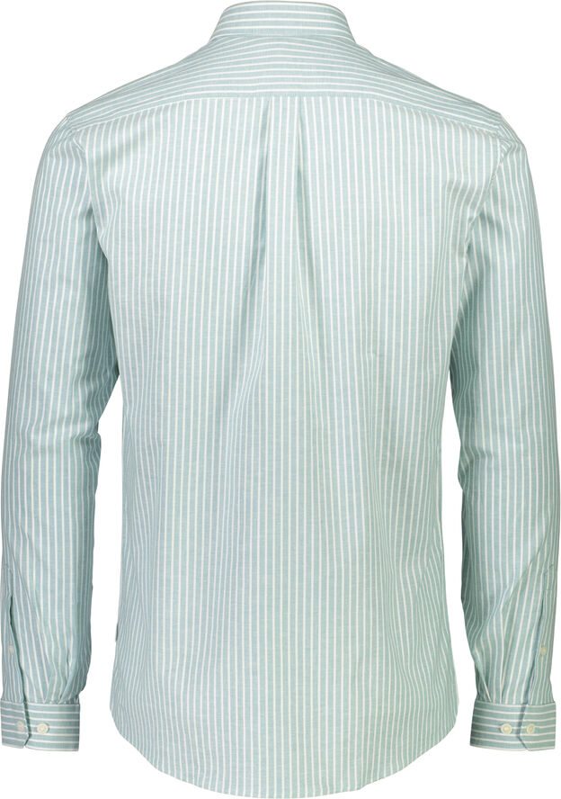Lindbergh Striped superflex oxford L/S Mint