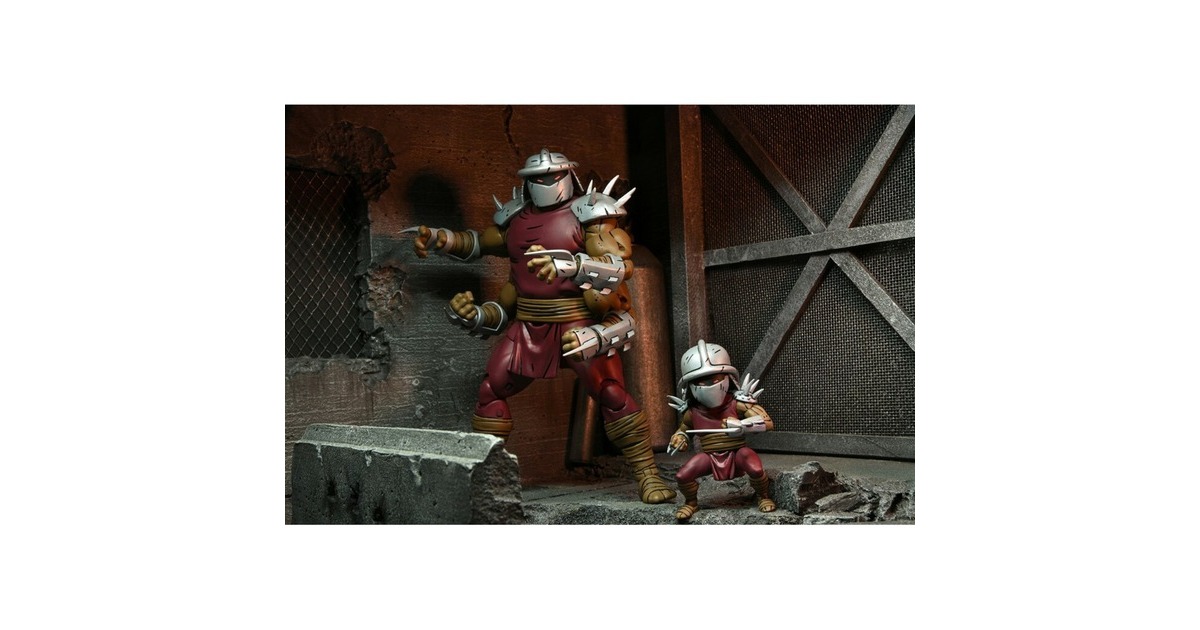 NecaTMNT: Mirage Comics - Shredder Clone & Mini Shredder Deluxe 7 inch Action Figure speelfiguur