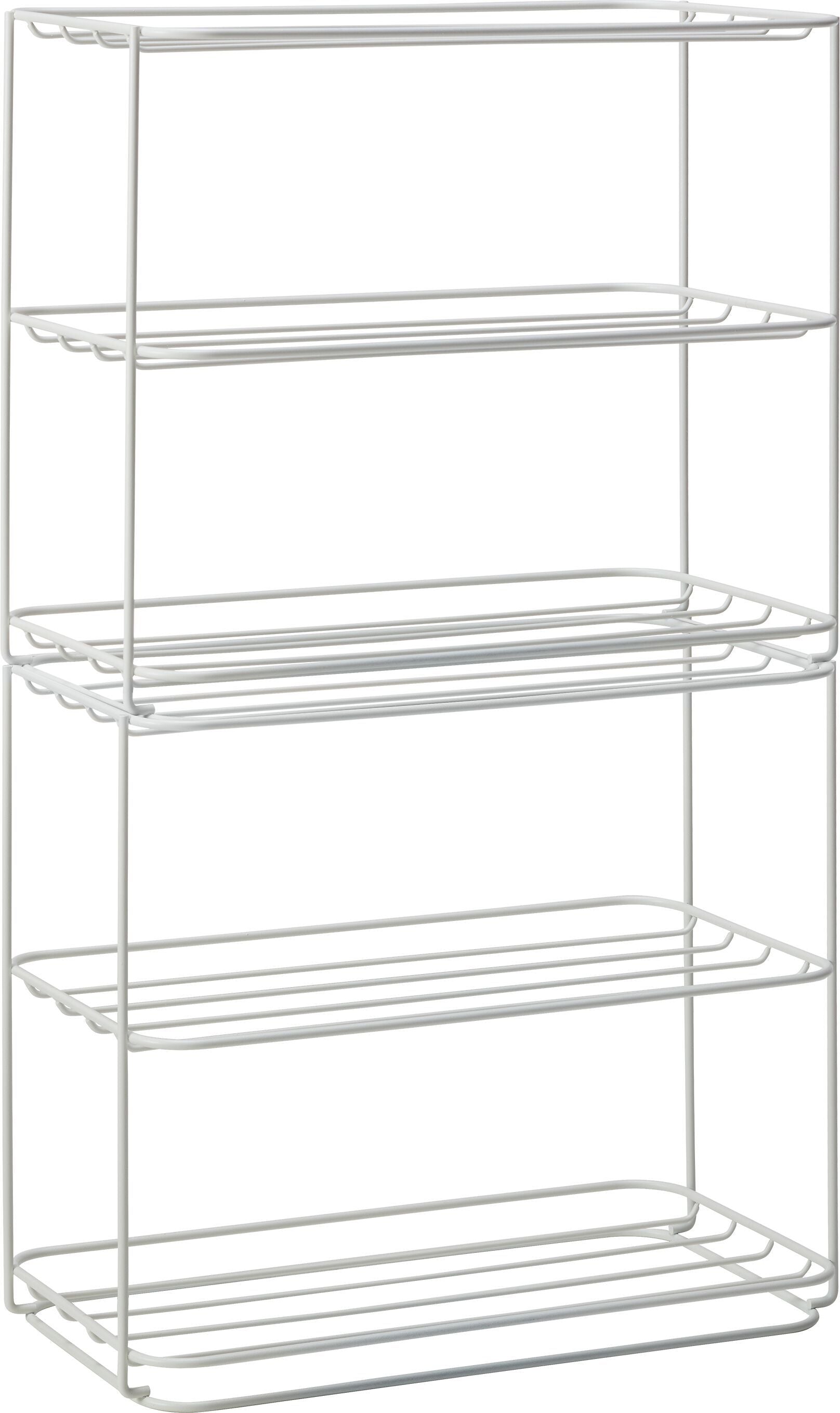 JEFF Schuhregal - Weiss / B: 47.0 cm x T: 24.5 cm x H: 40.0 cm