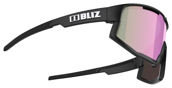 Lunettes Bliz Fusion Small Noir Mat / Rose