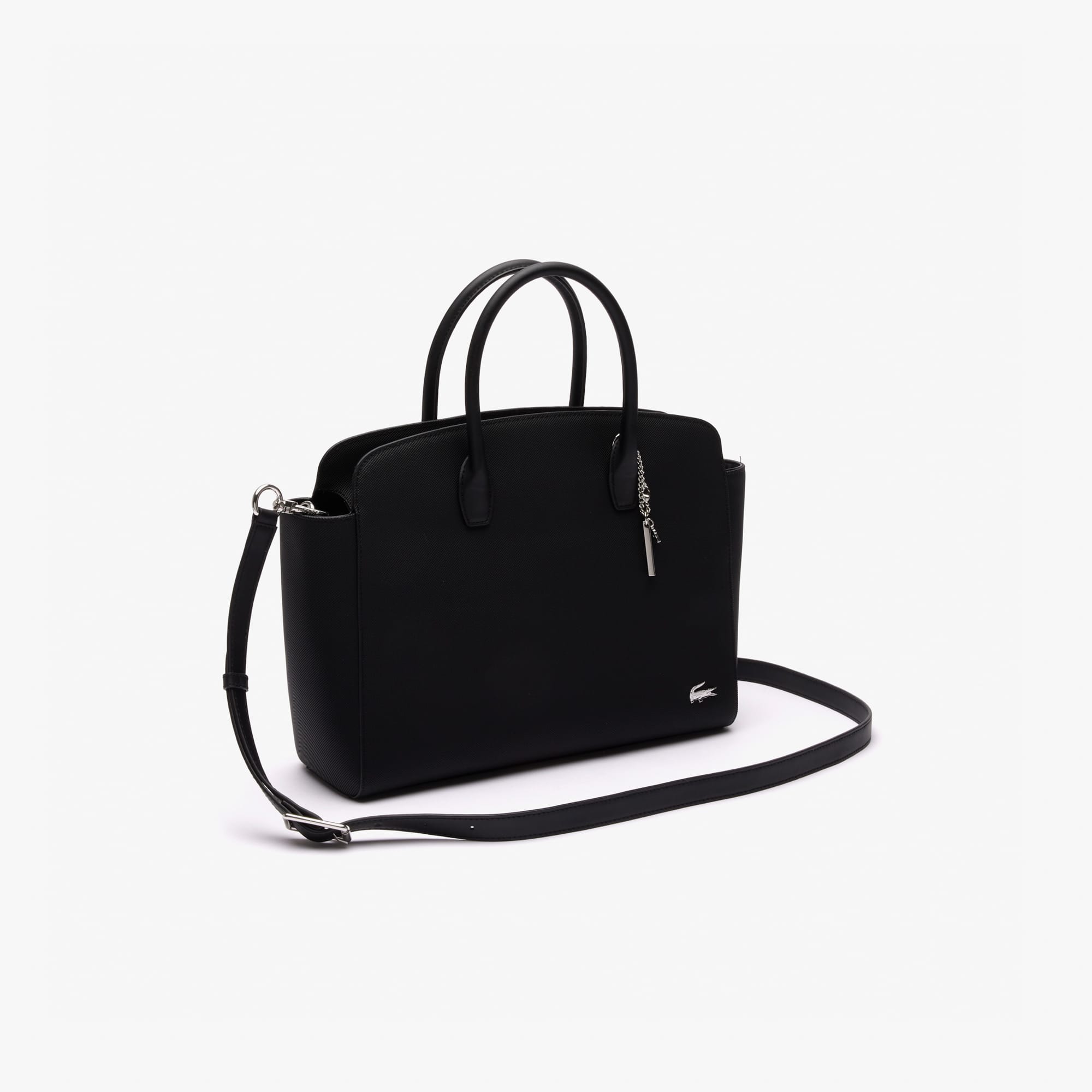 Sac à main Daily Lifestyle en toile enduite Sacs à main & Cabas - Noir - Lacoste - Femme