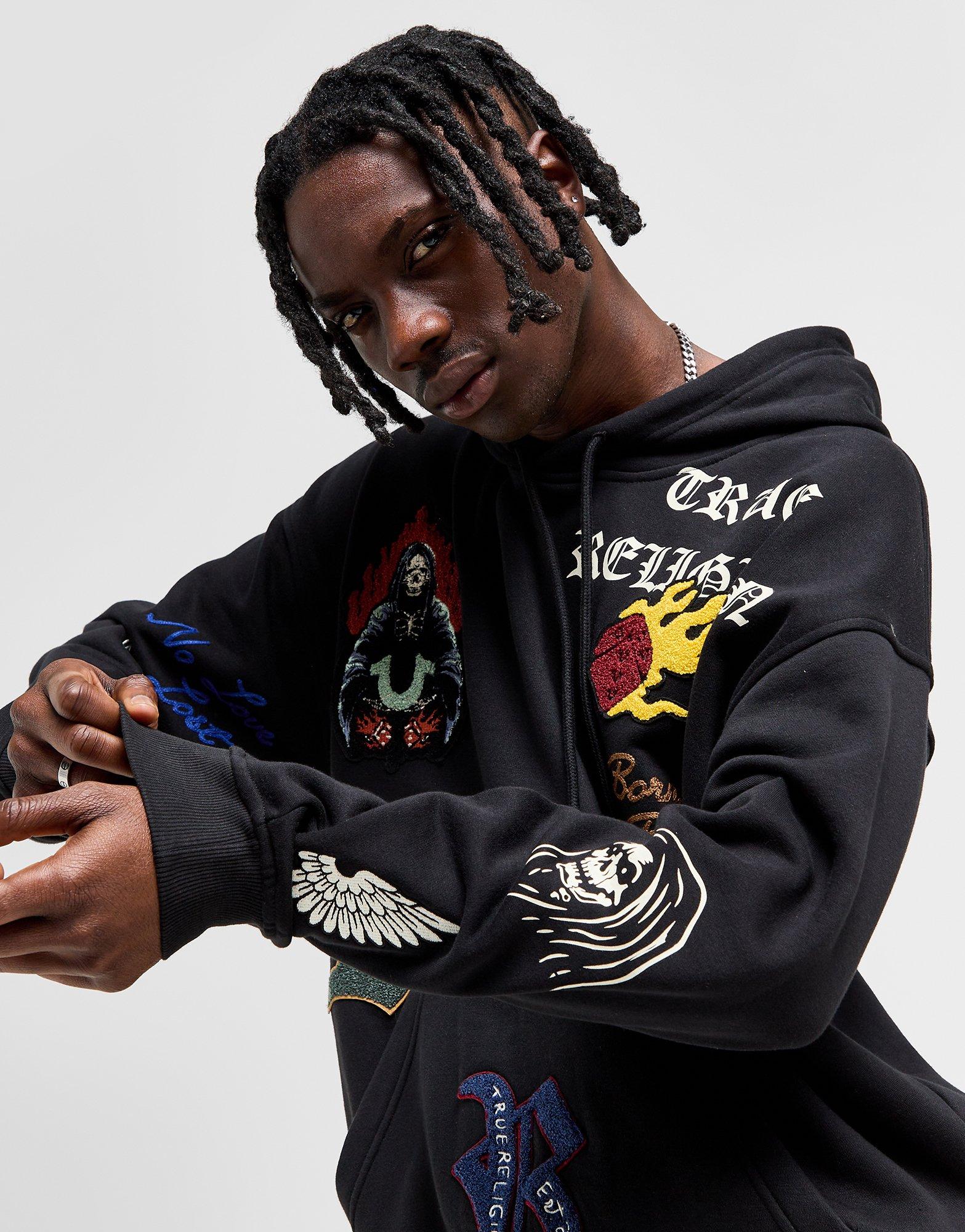 True Religion Sweat à Capuche Patch Homme