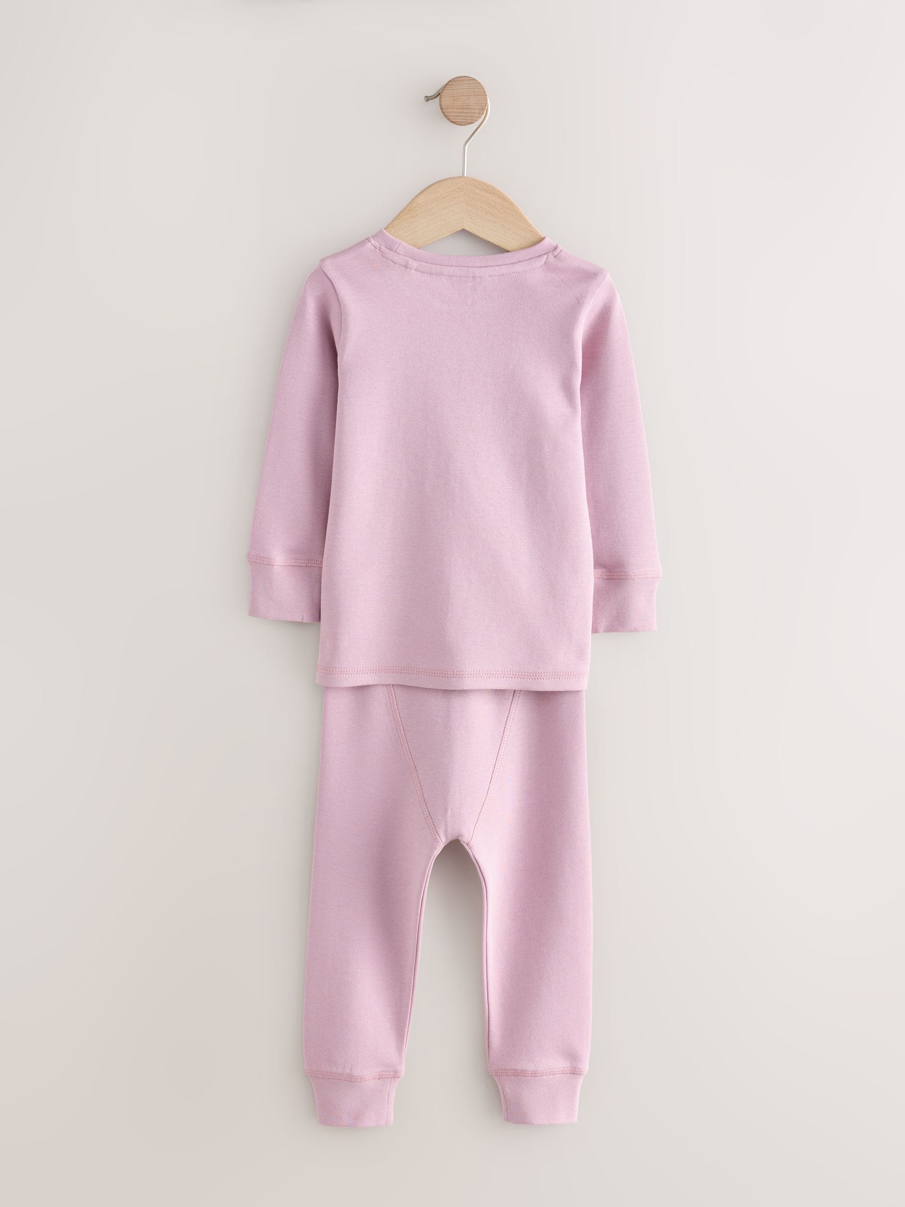Mauve/Crème - Disney Princess Snuggle Pyjamas 2 Pack (9mths-10yrs)