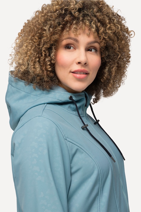 HYPRAR Softshell-Longjacke, wasserabweisend, Kapuze