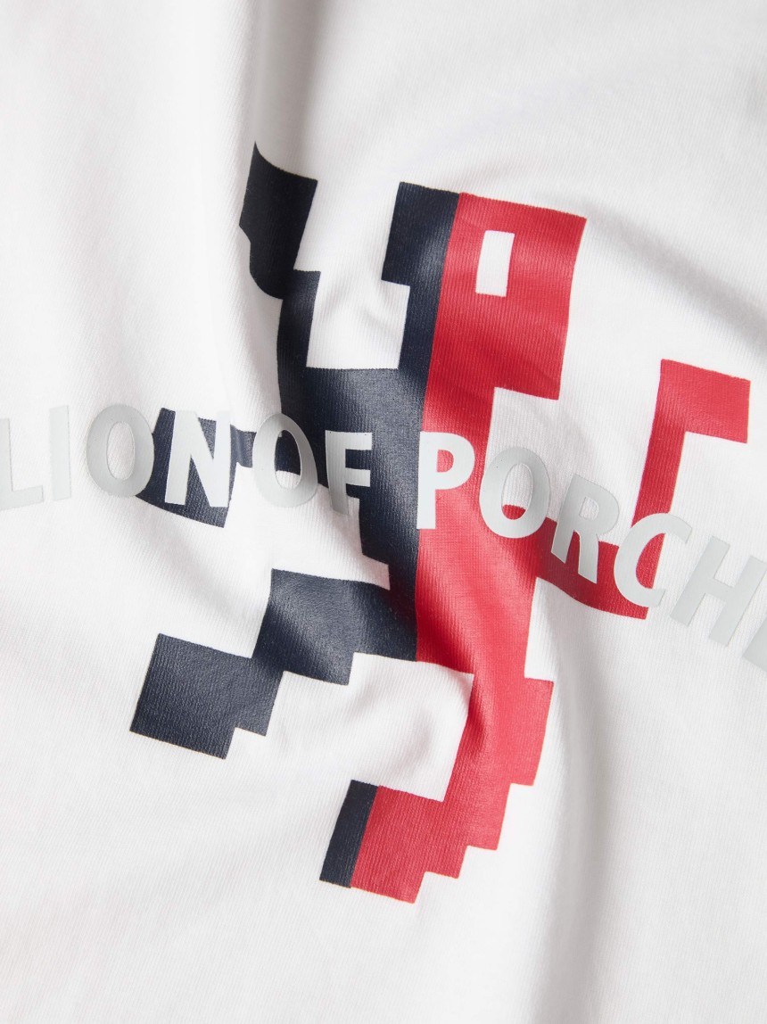 T-shirt estampada de algodão