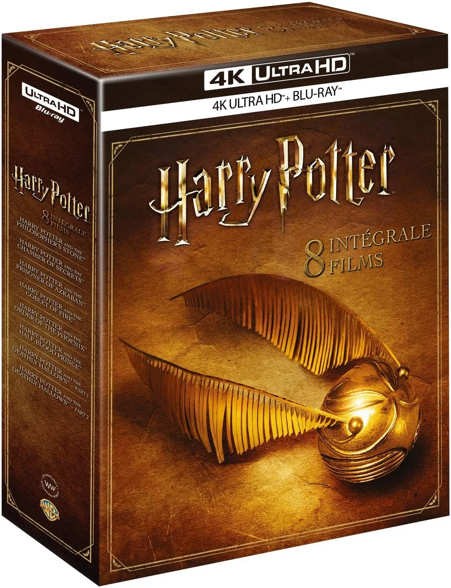 Coffret Harry Potter - L'intégrale des 8 Films (8 Blu-ray UHD 4K   8 Blu-ray) Disques Blu-ray films
