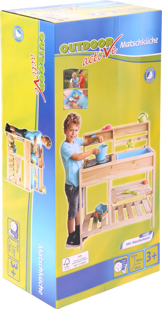 Outdoor active Matschküche 78x33x92 cm