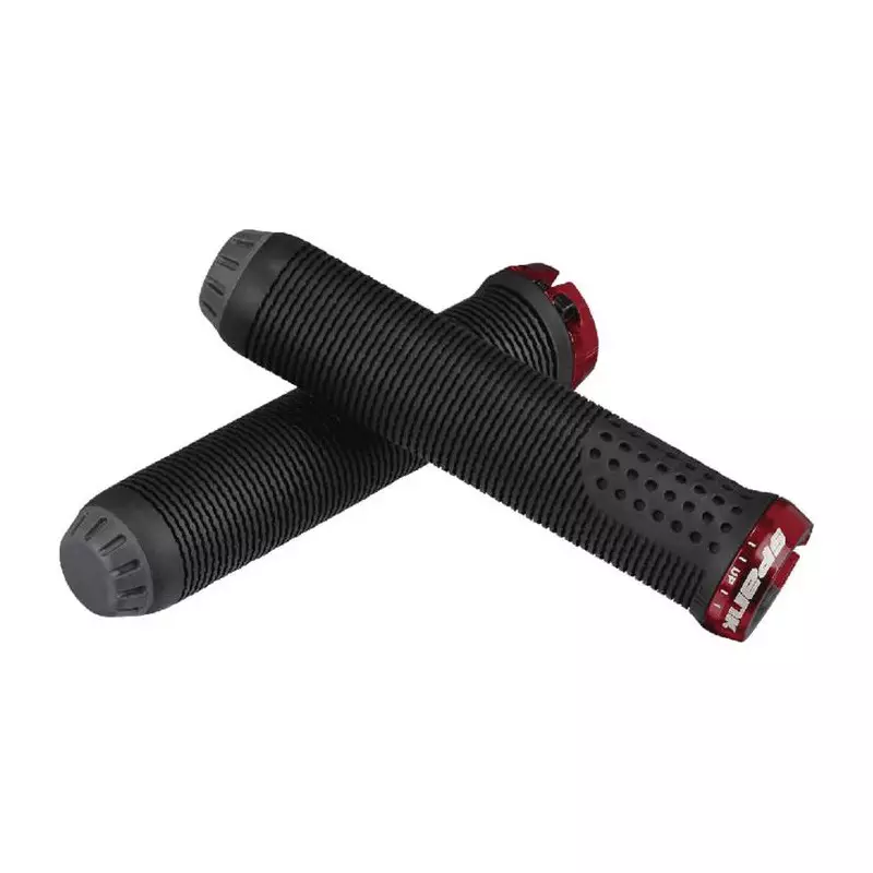 SPANK Poignees SPIKE 33 Black/Red
