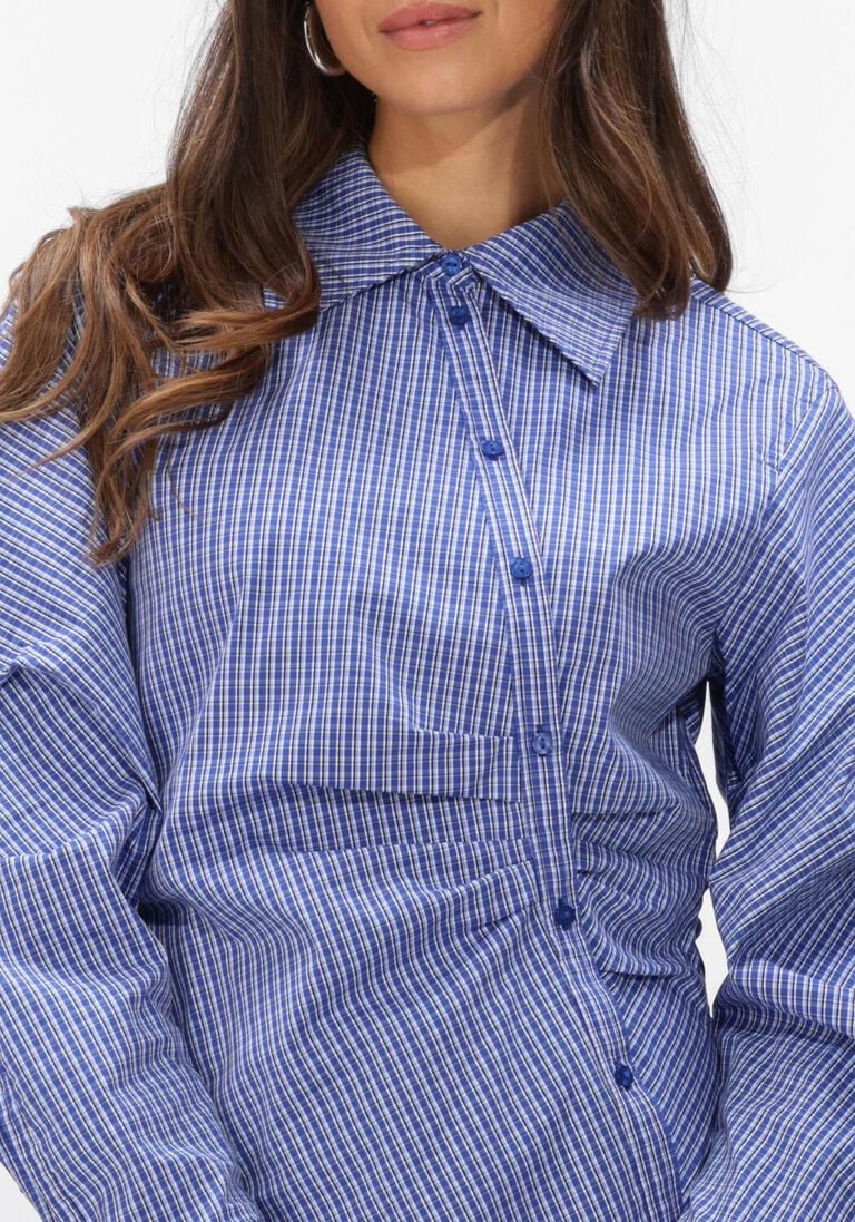 blauwe co'couture blouses aniza asym shirt