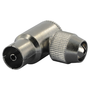 Q-Link coax stekker haaks female