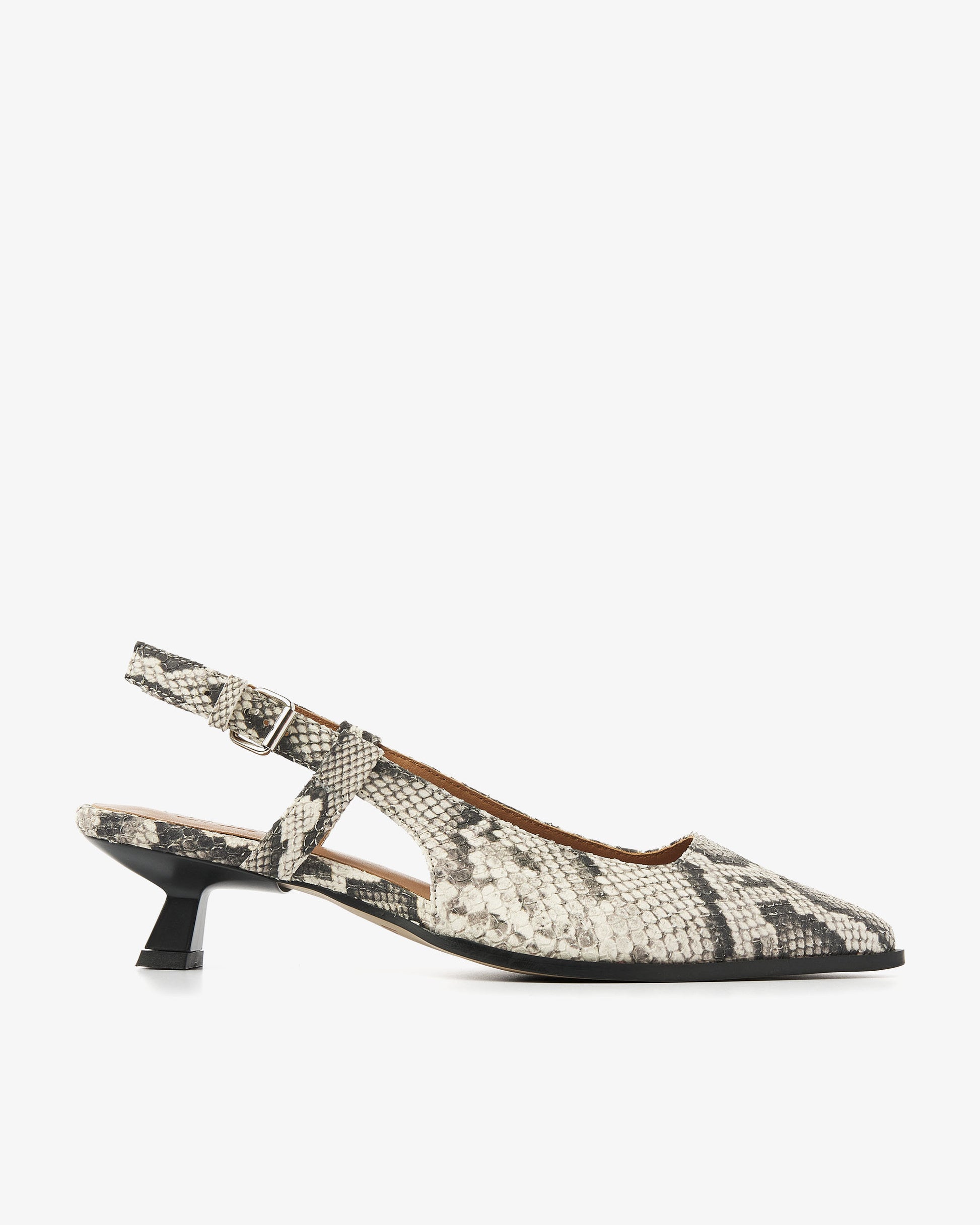VIA VAI slangenprint slingbacks Lea Elina