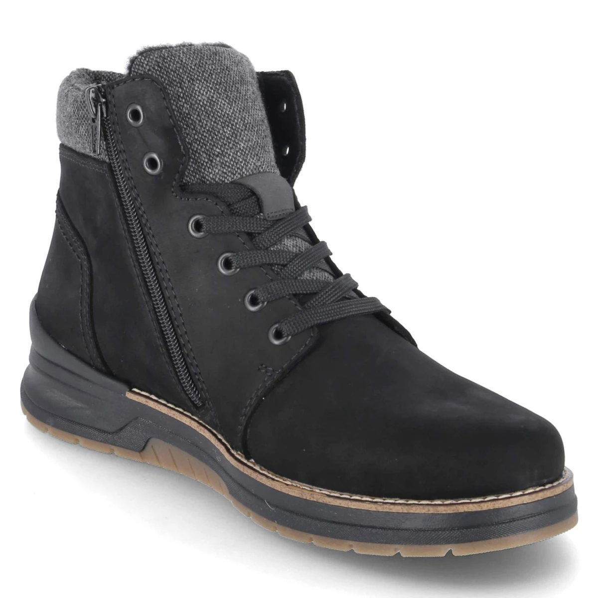RiekerSchnürstiefeletten - schwarz