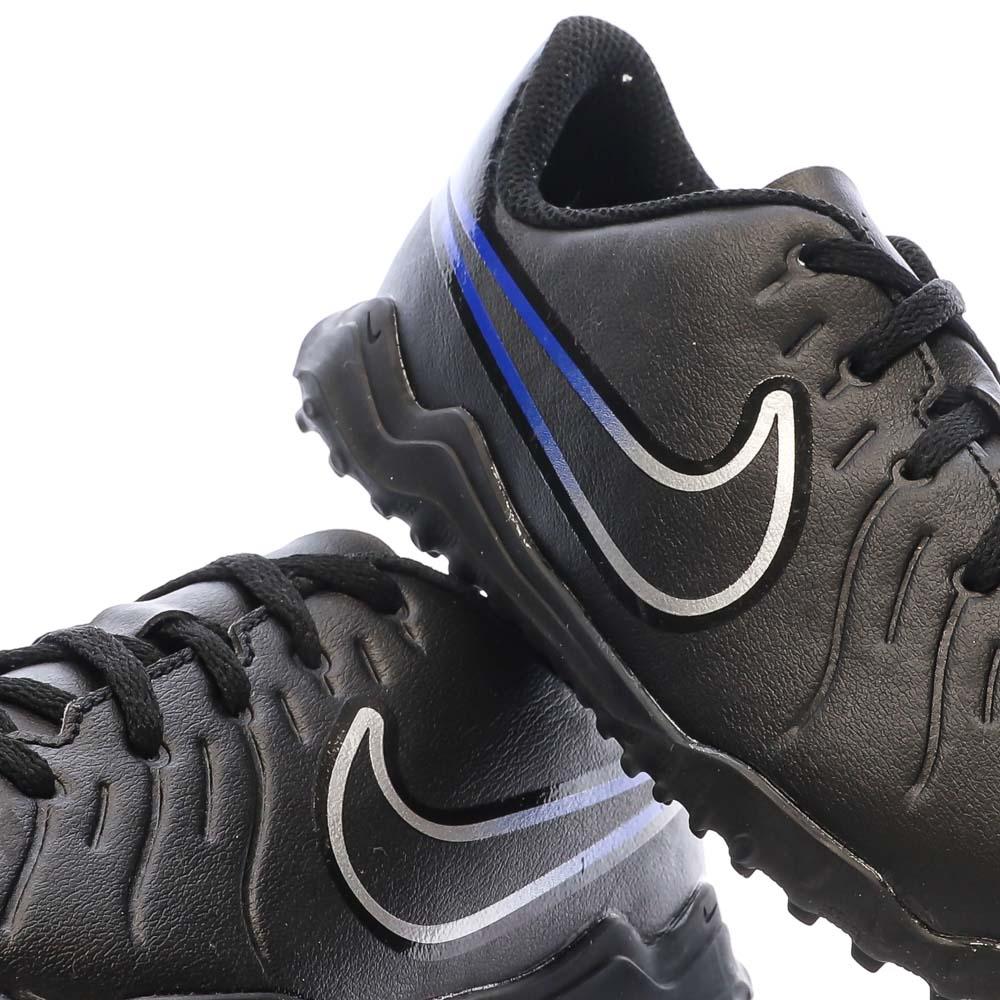 Nike Chaussures de Foot Noir/Bleu Junior Nike Legend 10 Club TF