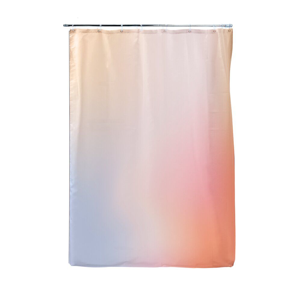 Rideau de douche tie and die multicolore 180x200cm