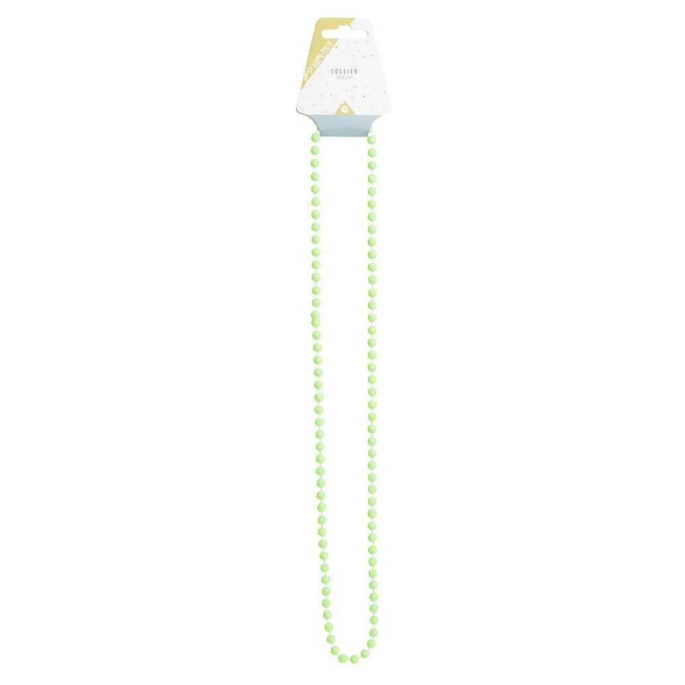 Collier perle flashy L84cm - 4 modèles
