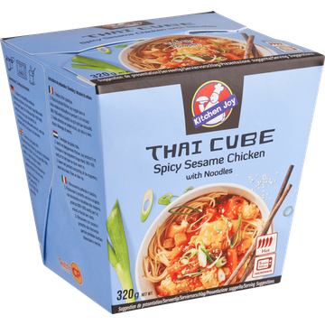 Thai Cube Spicy Sesame Chicken met Noedels 320g