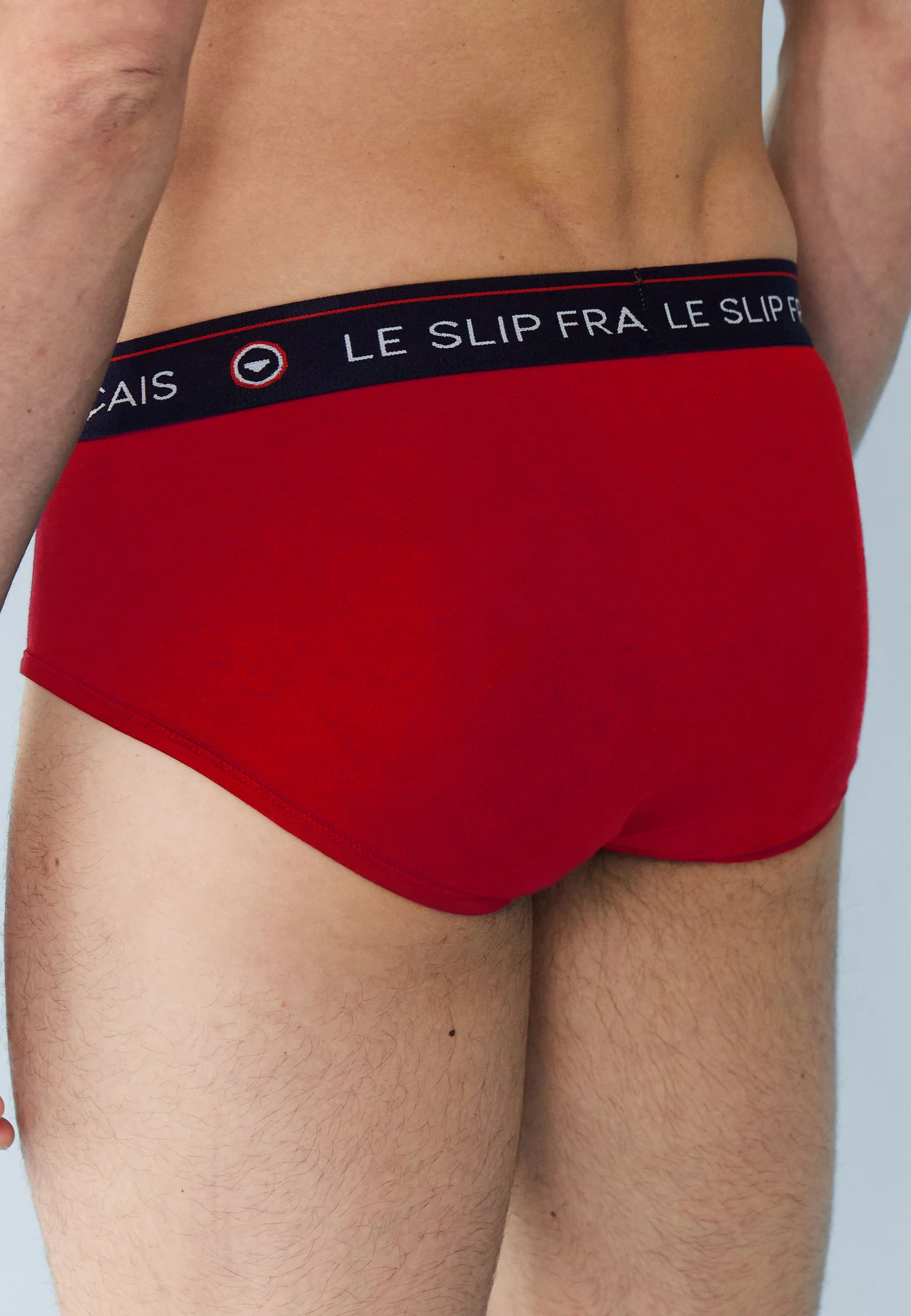 Slip en coton-Intrepide Rouge Cerise Buche De Noel
