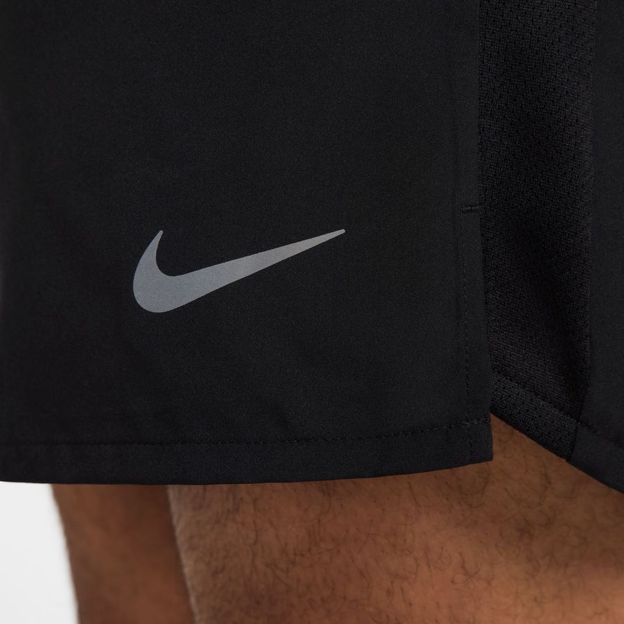 Nike Short Running Dri-FIT Challenger 5'' 2 EN 1 - Noir/Argenté