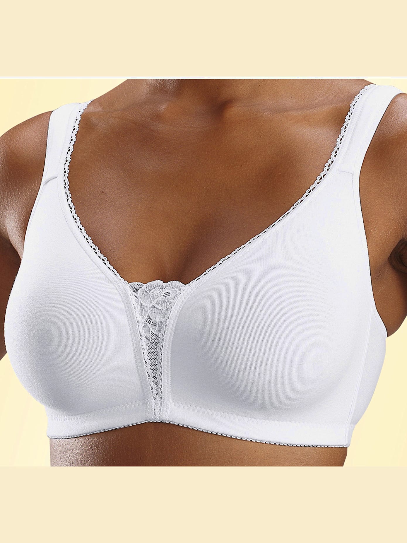 Soutien-gorge doux sans armatures, bonnets préformés sans couture